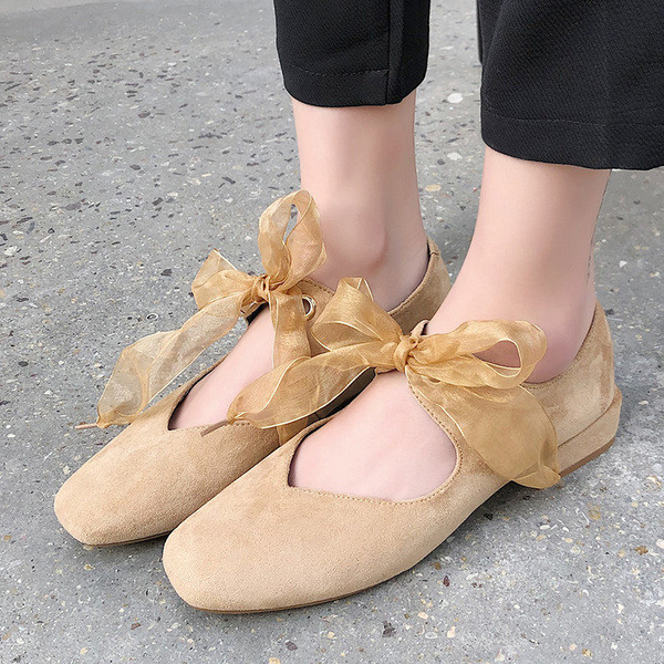 Női alkalmi cipő öko velúrból, két színben