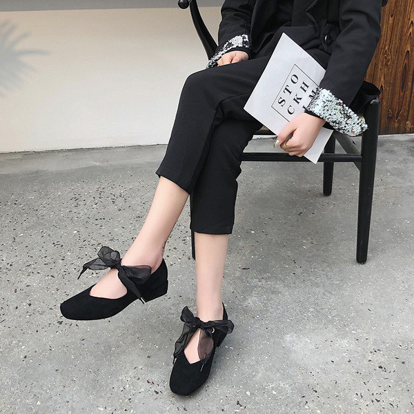 Női alkalmi cipő öko velúrból, két színben