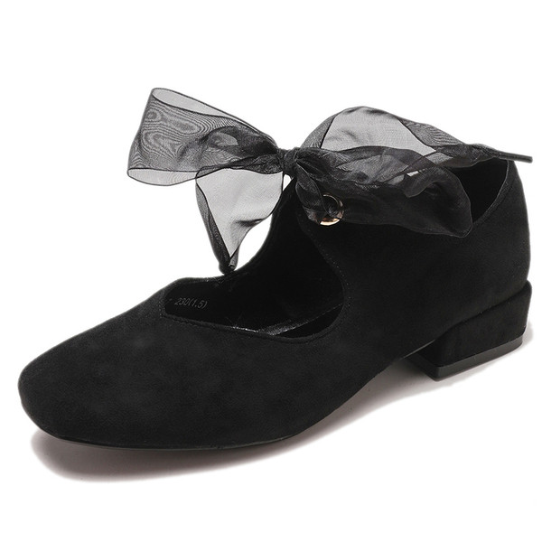 Női alkalmi cipő öko velúrból, két színben