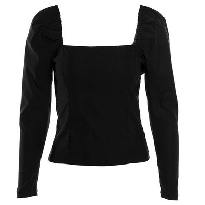 Stílusos női blúz fekete színben