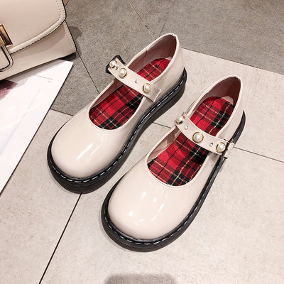 Női alkalmi cipő két színben gyöngy díszítéssel