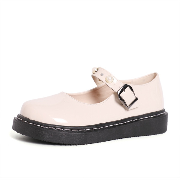 Női alkalmi cipő két színben gyöngy díszítéssel