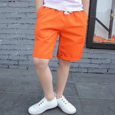 Παιδικά σορτς για αγόρια με δεσμούς και τσέπες σε πέντε χρώματα