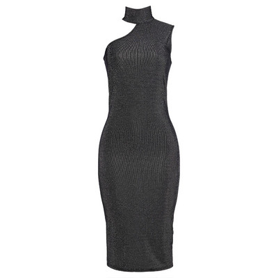 Κομψό γυναικείο φόρεμα με λαιμόκοψη