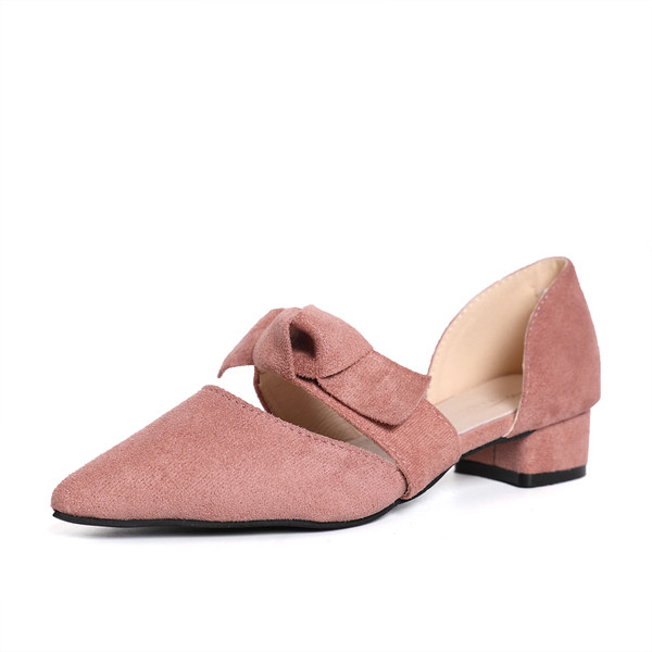 Öko velúrból készült női alkalmi cipő három színben