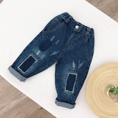 Modern gyerekfarmer fiúknak, zsebes modellel