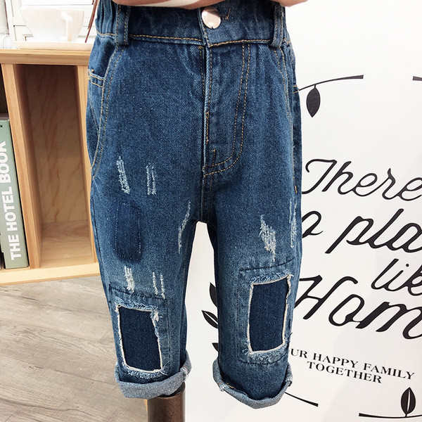 Modern gyerekfarmer fiúknak, zsebes modellel