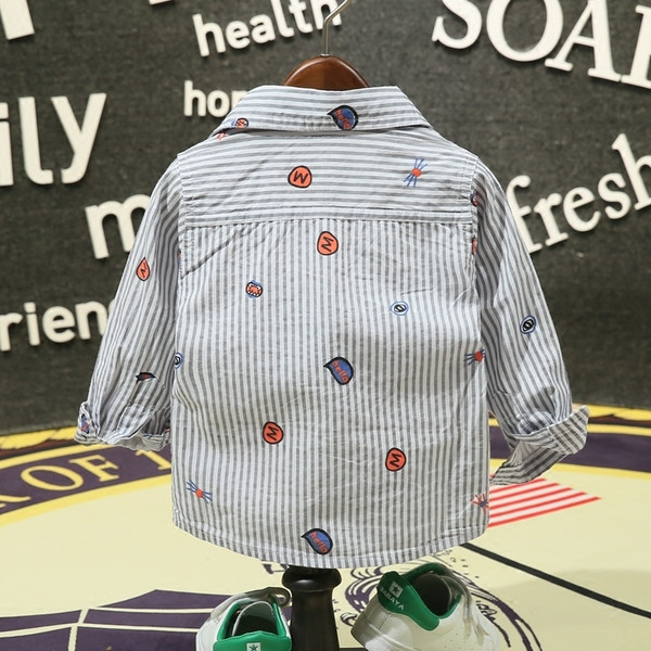 Alkalmi gyerek csíkos ing két színben