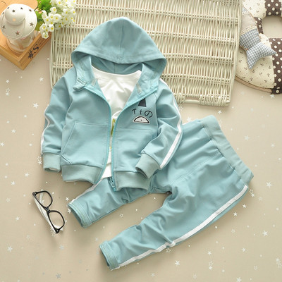 Modern gyerek szett fekete és kék színben