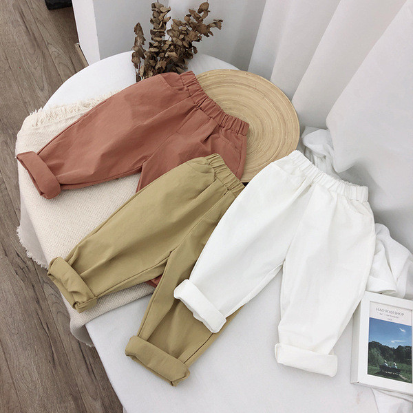 Modern nadrág lányoknak sima modell három színben