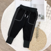 Gyerek alkalmi nadrág fiúknak fekete nyakkendővel