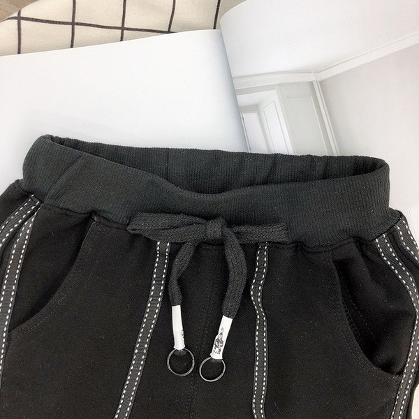 Gyerek alkalmi nadrág fiúknak fekete nyakkendővel