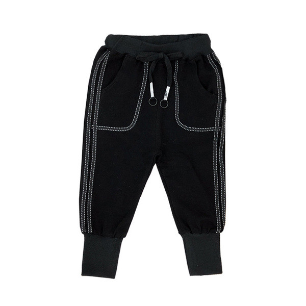 Gyerek alkalmi nadrág fiúknak fekete nyakkendővel