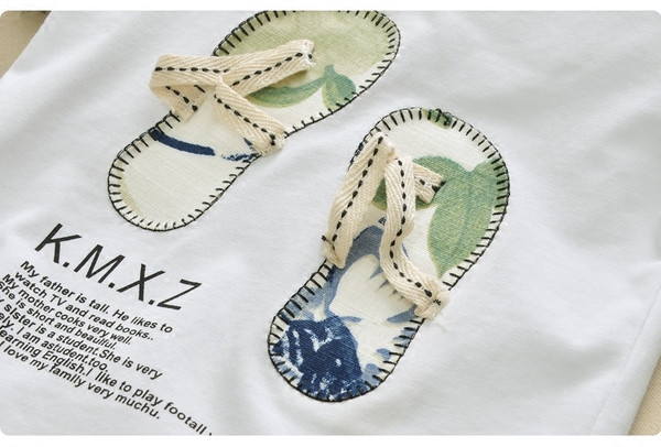 Neglijați setul pentru copii cu motive florale