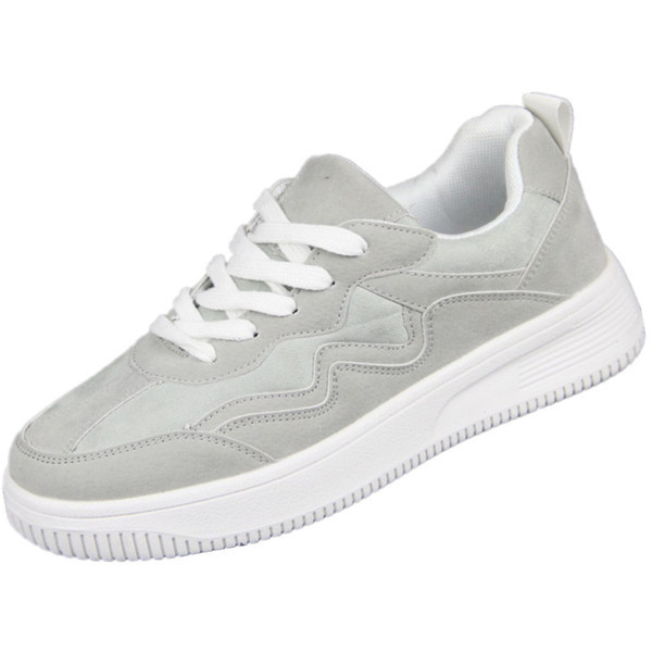 Μοντέρνα γυναικεία πάνινα παπούτσια σε οικολογικό σουέτ σε τρία χρώματα