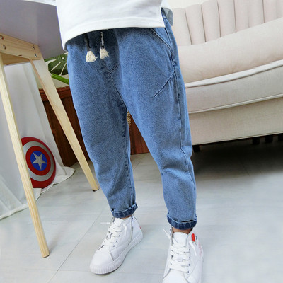 Fűzős, rugalmas gyerekfarmer fiúknak