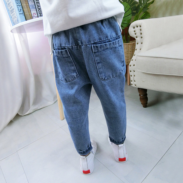 Fűzős, rugalmas gyerekfarmer fiúknak