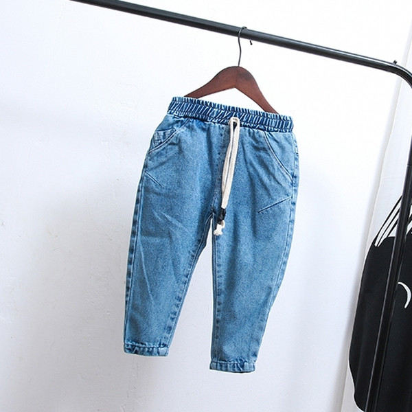 Fűzős, rugalmas gyerekfarmer fiúknak