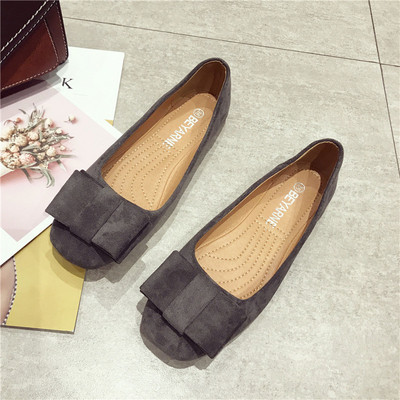 Modern női alkalmi cipő három színben, szalaggal