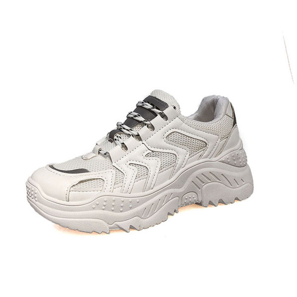 Női tornacipő magas talppal, két színben