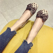 Női tavaszi cipő három színben, szalaggal