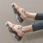 ÚJ Modern női tornacipő magas talppal, három színben