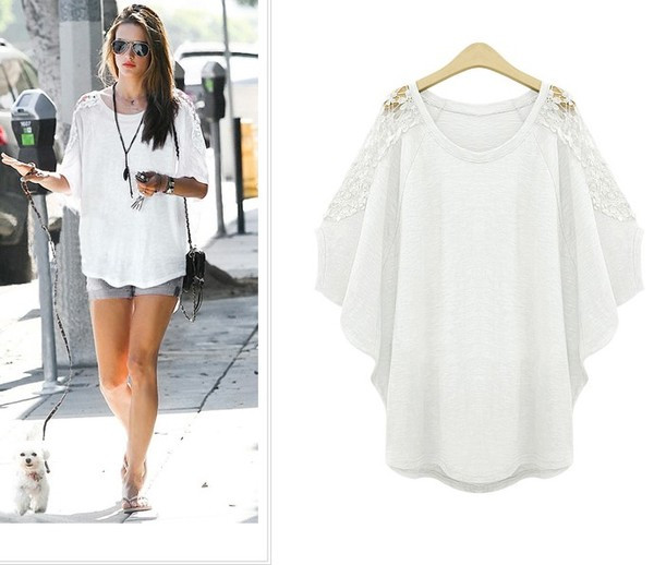 Alkalmi női blúz csipkével az ujjakon, két színben