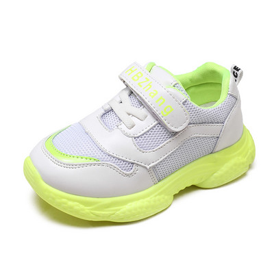 Modern gyerek tornacipő lányoknak három színben matricával és nyakkendővel