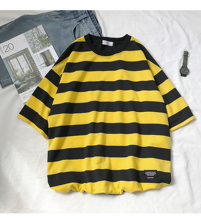 Μοντέρνο ανδρικό T-shirt με O-κολάρο σε τρία χρώματα