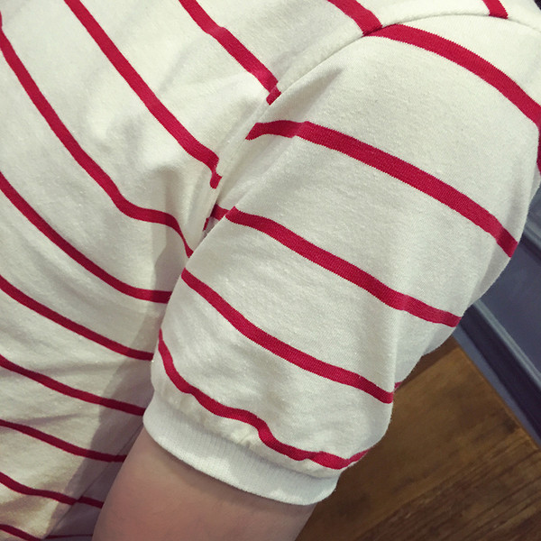 Férfi csíkos póló rövid ujjal, három színben