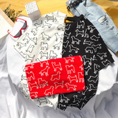 Férfi póló O-alakú széles modellel, három színben