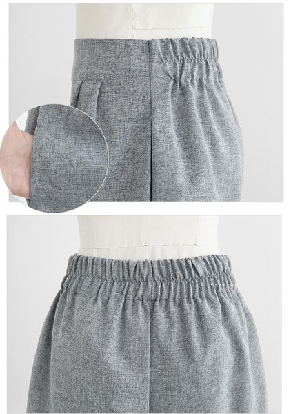 Stílusos női szett két részből, szürke és kék színben