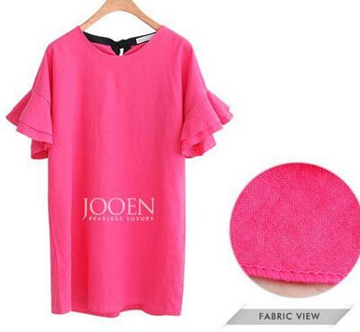 Alkalmi női ruha rövid ujjú, hátul szalaggal