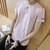 Alkalmi férfi póló rövid ujjal, felirattal három színben