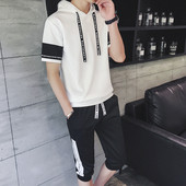 Sport-alkalmi férfi szett nyakkendővel, két színben