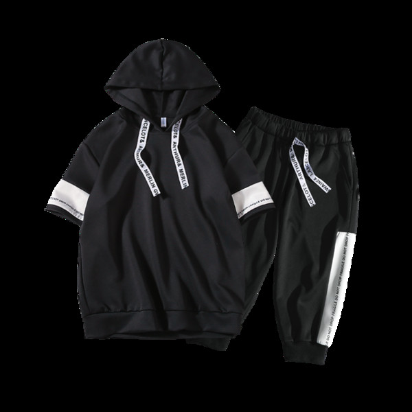 Sport-alkalmi férfi szett nyakkendővel, két színben