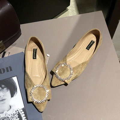 Női alkalmi cipő hegyes modell három színben