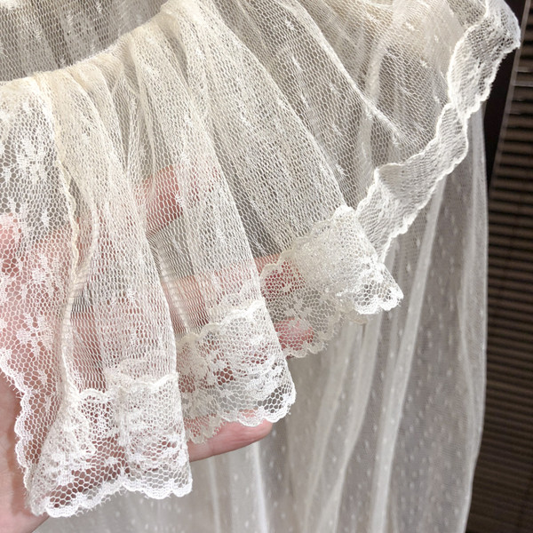 Modern női ing három színben, tüllvel