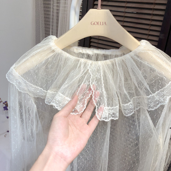 Modern női ing három színben, tüllvel