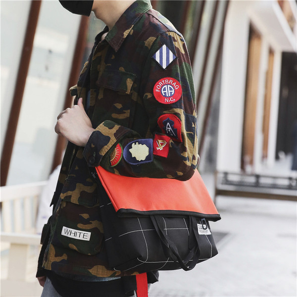 Modern férfi táska több színben állítható pánttal