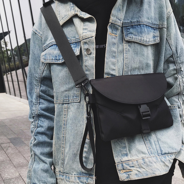 Férfi hétköznapi táska három színben, levehető pánttal