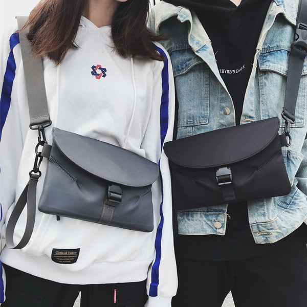 Férfi hétköznapi táska három színben, levehető pánttal