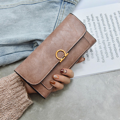 Fém rögzítésű női pénztárca több színben