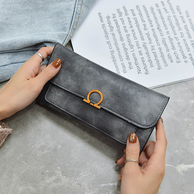 Fém rögzítésű női pénztárca több színben