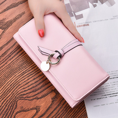 Fém rögzítésű női pénztárca három színben