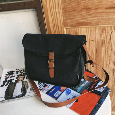 Stílusos férfi táska három színben, öko bőr pántokkal