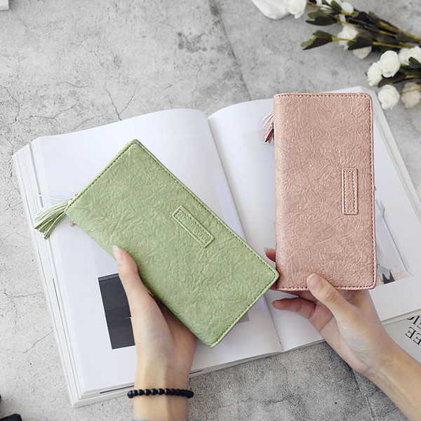 Női pénztárca kiegészítővel több színben