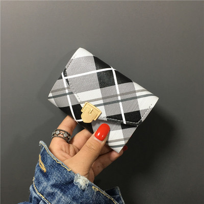 Modern női kis pénztárca négy színben