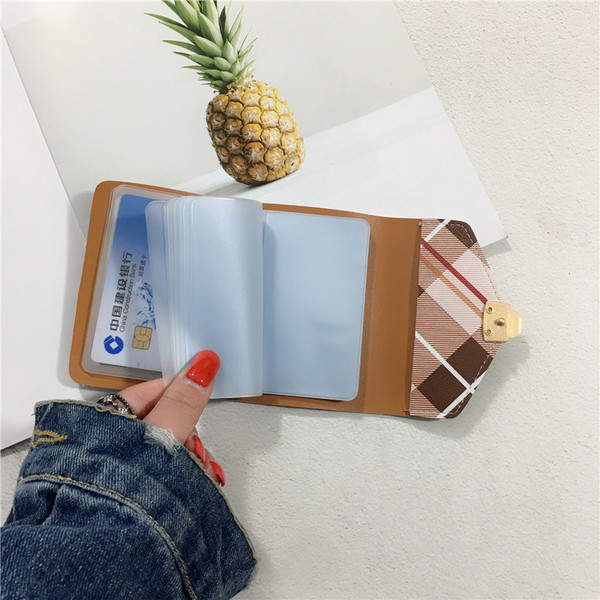 Modern női kis pénztárca négy színben