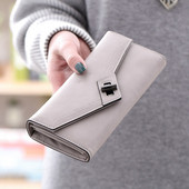 Öko bőrből készült női pénztárca több színben